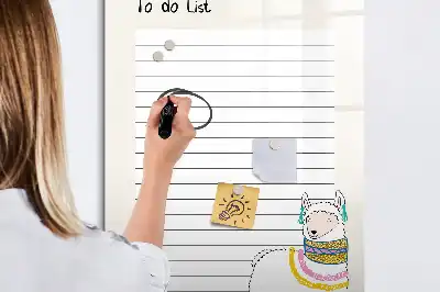 Magnetická tabuľa na kreslenie zoznam prianí