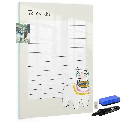 Magnetická tabuľa na kreslenie zoznam prianí
