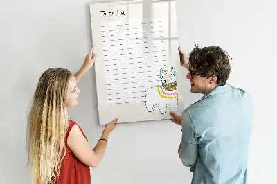 Magnetická tabuľa na kreslenie zoznam prianí