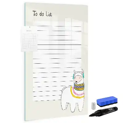 Magnetická tabuľa na kreslenie zoznam prianí