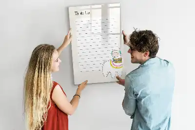 Magnetická tabuľa na kreslenie zoznam prianí