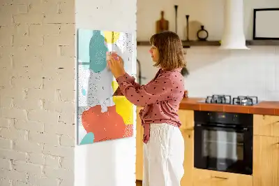 Magnetická kresliaca tabuľa farebné čmáranice