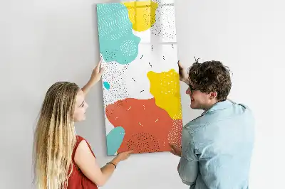 Magnetická kresliaca tabuľa farebné čmáranice