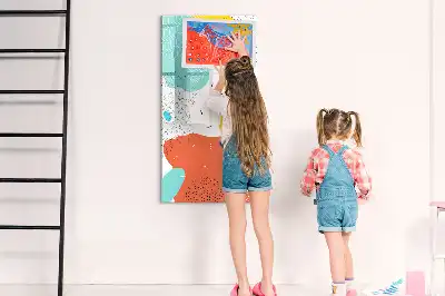 Magnetická kresliaca tabuľa farebné čmáranice