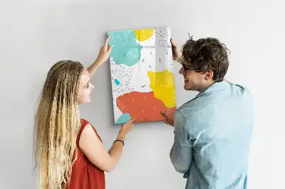 Magnetická kresliaca tabuľa farebné čmáranice