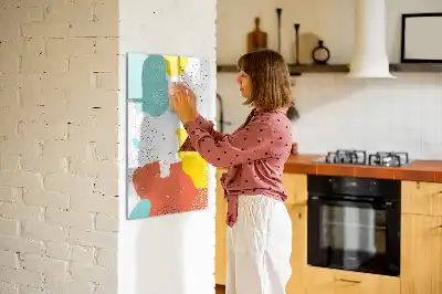 Magnetická kresliaca tabuľa farebné čmáranice