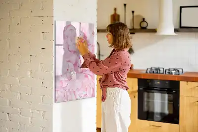 Magnetická kresliaca tabuľa letné kvety