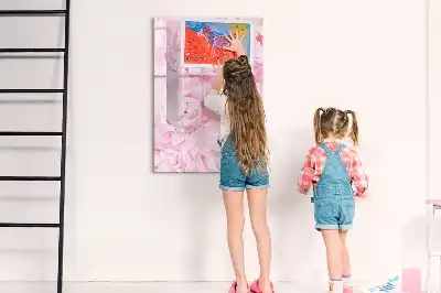 Magnetická kresliaca tabuľa letné kvety