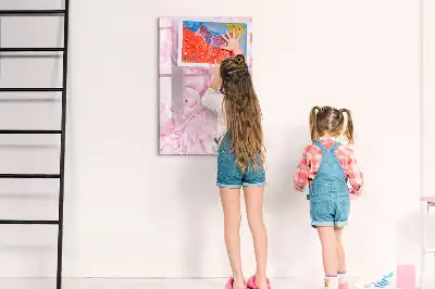Magnetická kresliaca tabuľa letné kvety