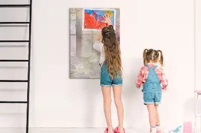 Magnetická tabuľa na kreslenie so vzorom škvŕn od farby