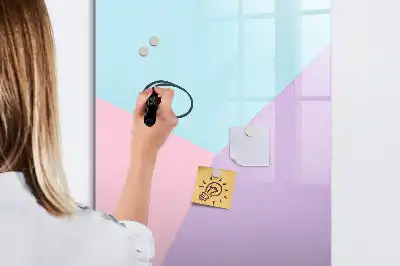 Magnetická tabuľa na kreslenie v pastelovom vzore