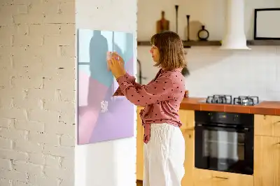 Magnetická tabuľa na kreslenie v pastelovom vzore