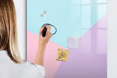 Magnetická tabuľa na kreslenie v pastelovom vzore