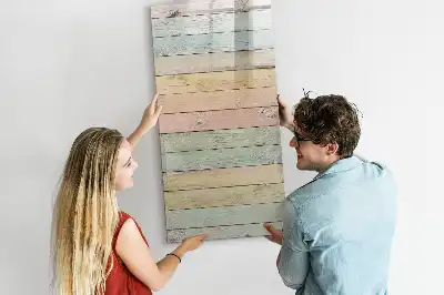 Magnetická kresliaca tabuľa v pastelovom vyhotovení