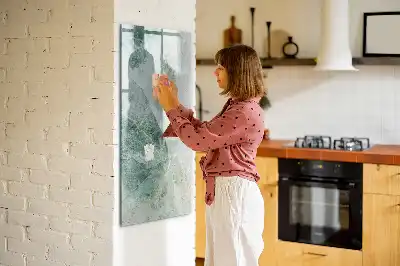 Magnetická tabuľa na kreslenie v dizajne kamenného mramoru
