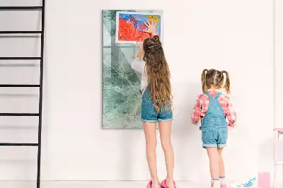 Magnetická tabuľa na kreslenie v dizajne kamenného mramoru