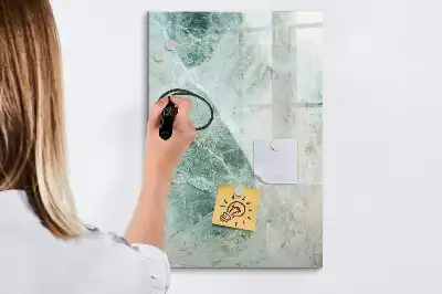 Magnetická tabuľa na kreslenie v dizajne kamenného mramoru