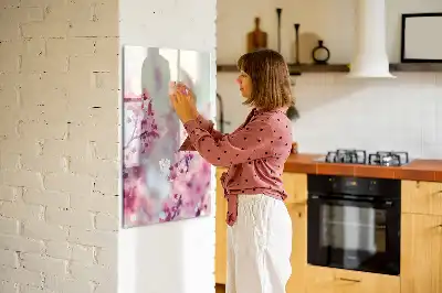 Magnetická kresliaca tabuľa motív jarné kvety
