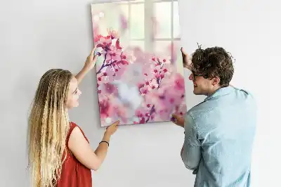 Magnetická kresliaca tabuľa motív jarné kvety