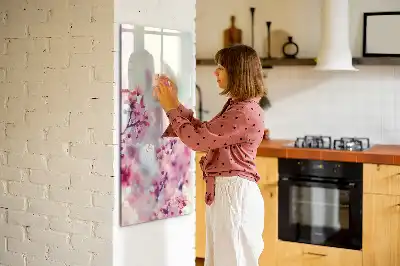 Magnetická kresliaca tabuľa motív jarné kvety