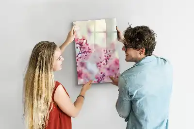 Magnetická kresliaca tabuľa motív jarné kvety