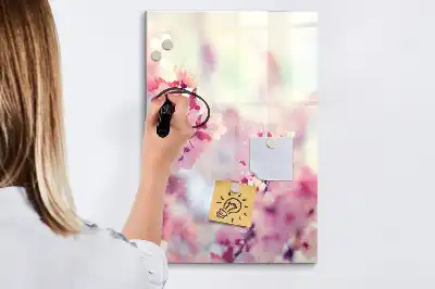 Magnetická kresliaca tabuľa motív jarné kvety