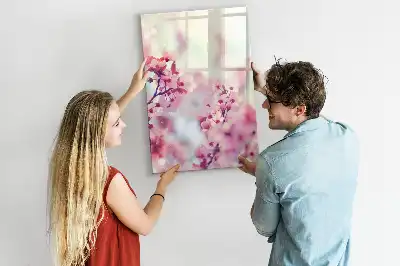 Magnetická kresliaca tabuľa motív jarné kvety