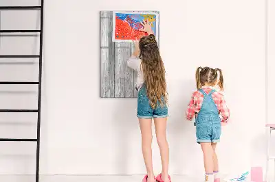 Magnetická tabuľa na kreslenie drevená
