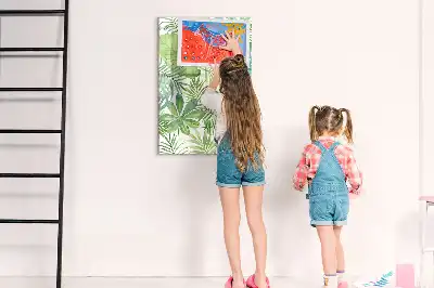 Magnetická kresliaca tabuľa s motívom akvarelových listov