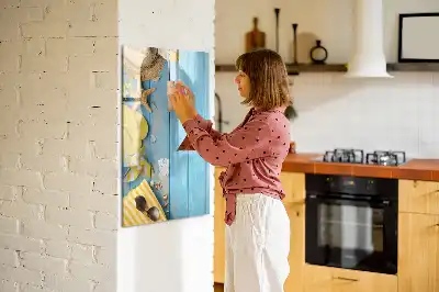 Magnetická tabuľa na kreslenie plážová edícia
