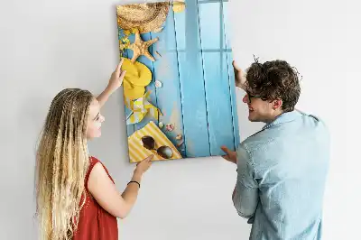 Magnetická tabuľa na kreslenie plážová edícia