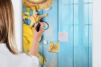 Magnetická tabuľa na kreslenie plážová edícia