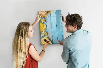 Magnetická tabuľa na kreslenie plážová edícia