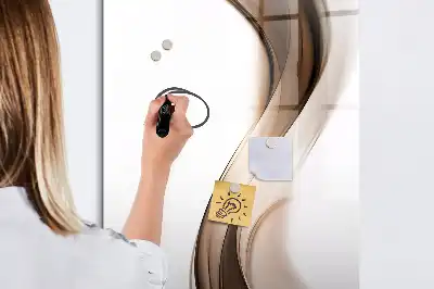 Magnetická tabuľa na kreslenie abstrakcia vlny