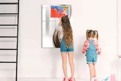 Magnetická tabuľa na kreslenie abstrakcia vlny
