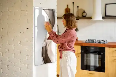 Magnetická tabuľa na kreslenie abstrakcia vlny