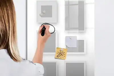 Magnetická tabuľa na kreslenie fotorámček