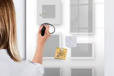 Magnetická tabuľa na kreslenie fotorámček