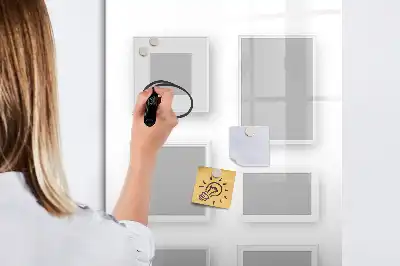 Magnetická tabuľa na kreslenie fotorámček