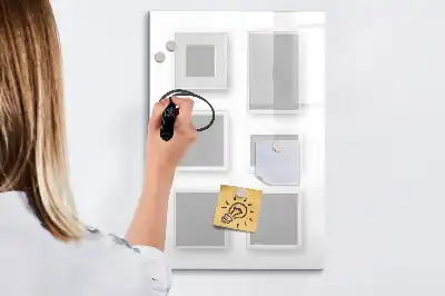 Magnetická tabuľa na kreslenie fotorámček