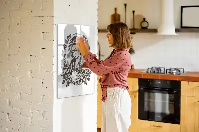 Magnetická kresliaca tabuľa s motívom Panny Márie Guadalupskej