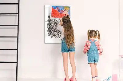 Magnetická kresliaca tabuľa s motívom Panny Márie Guadalupskej