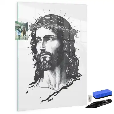 Magnetická tabuľa na kreslenie motív Ježiš Kristus
