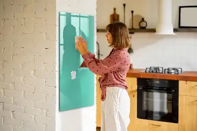 Magnetická tabuľa na kreslenie tyrkysová