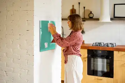 Magnetická tabuľa na kreslenie tyrkysová