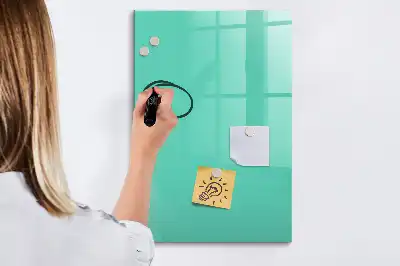 Magnetická tabuľa na kreslenie tyrkysová