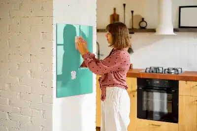 Magnetická tabuľa na kreslenie tyrkysová