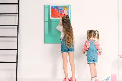 Magnetická tabuľa na kreslenie tyrkysová