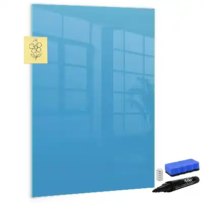 Magnetická kresliaca tabuľa v modrej farbe