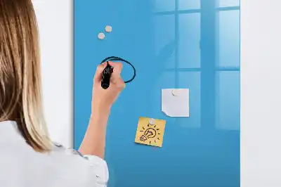 Magnetická kresliaca tabuľa v modrej farbe